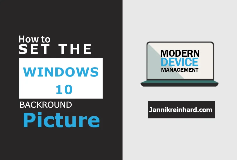 Das Windows-10-Hintergrundbild festlegen
