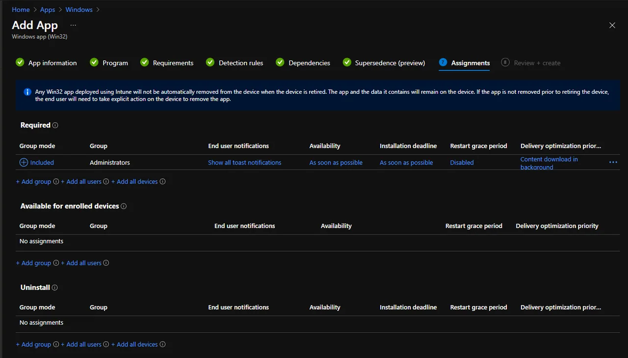 Eine Win32-App mit Intune bereitstellen (Cmtrace)