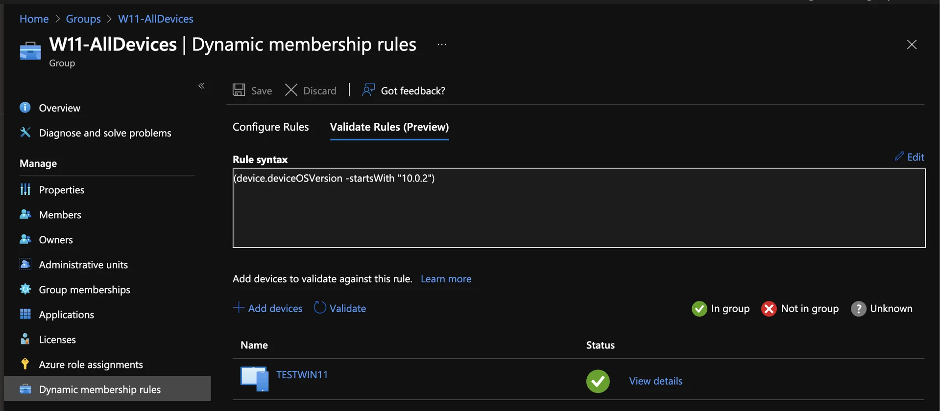Windows 11 Geräte mit Intune gruppieren