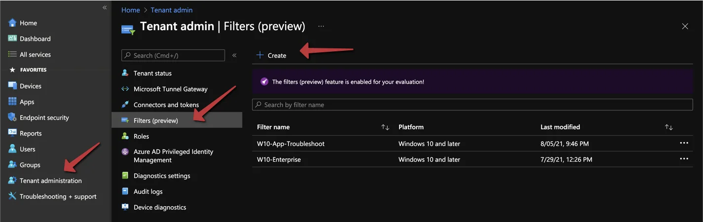 Windows 11 Geräte mit Intune gruppieren