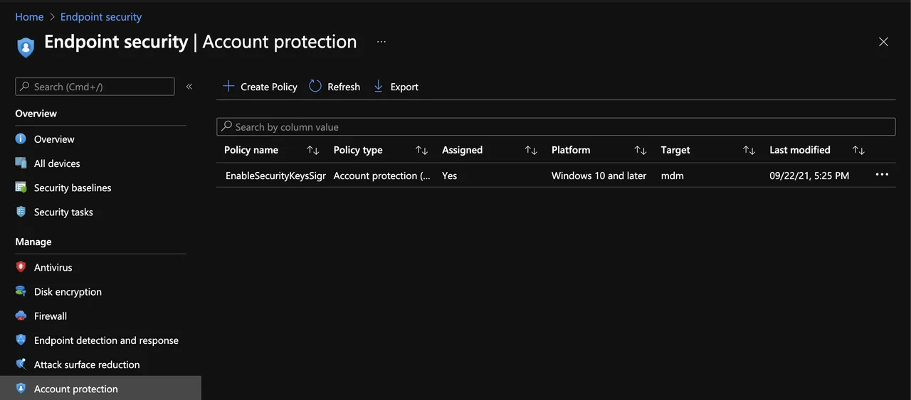 Microsoft Endpoint Manager Endpoint Security Guide