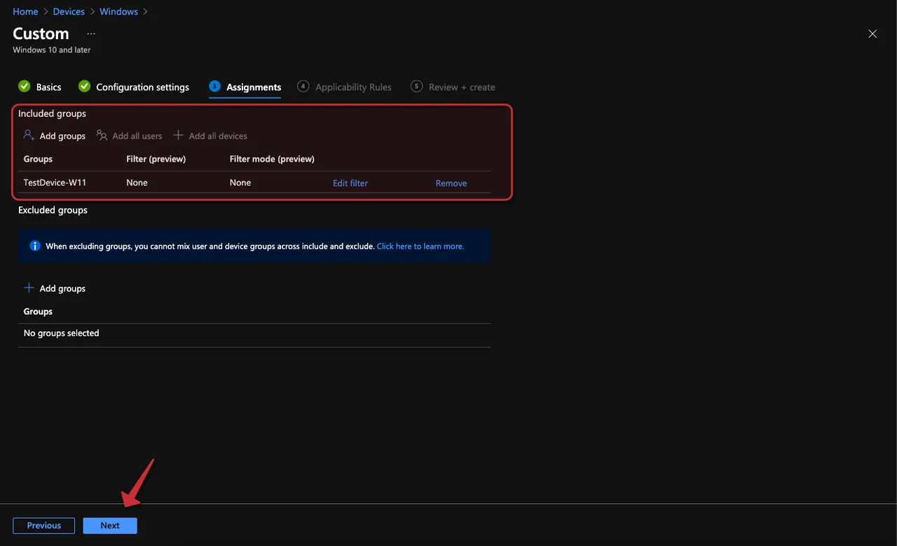 Azure AD Benutzer und Gruppen mit Intune zu lokalen Gruppen hinzufügen