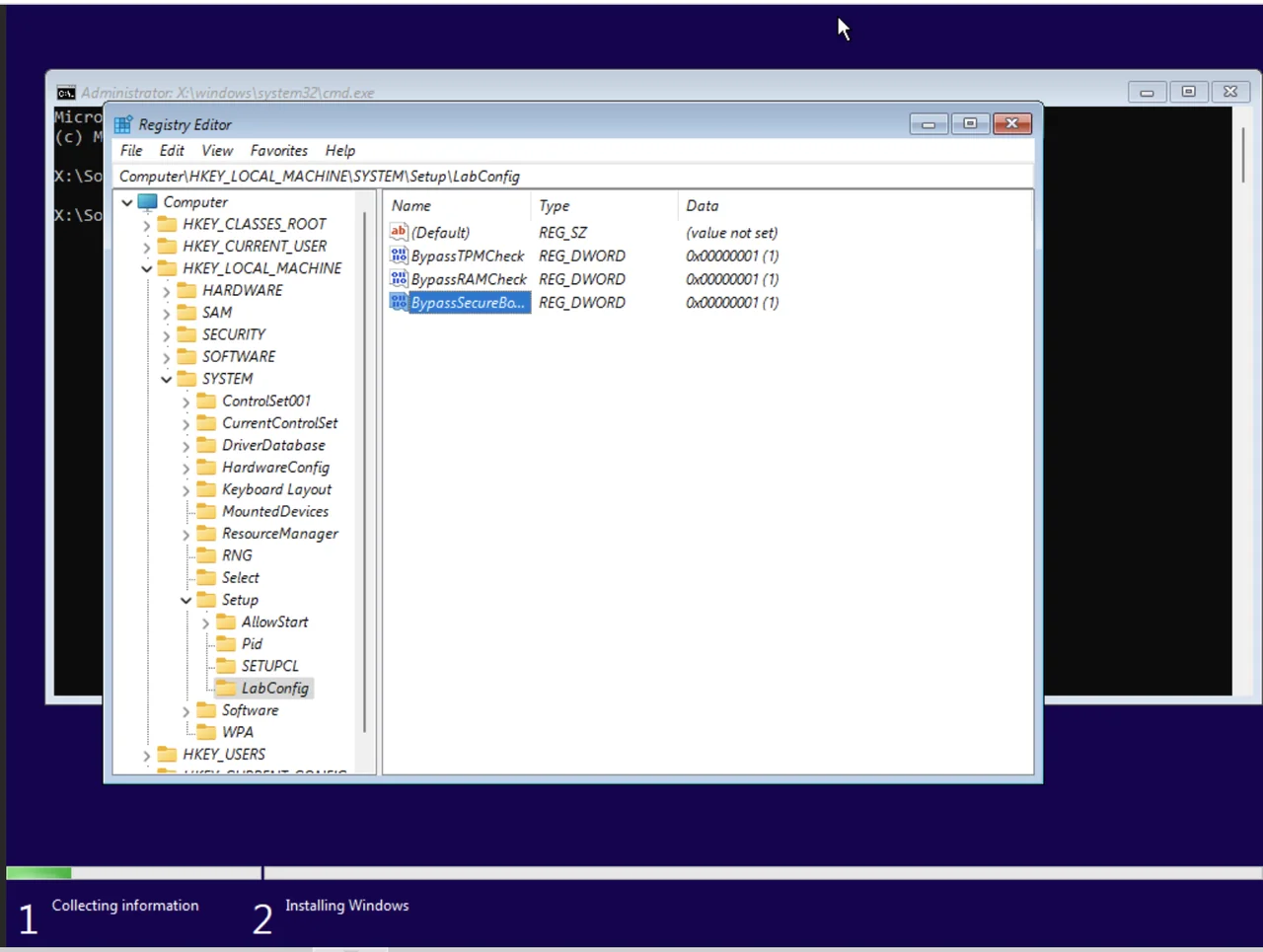 Windows 11 ohne TPM installieren
