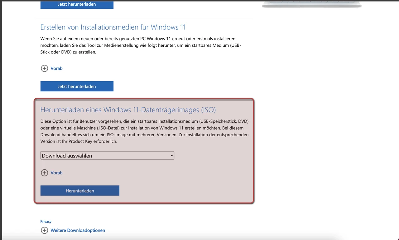 Windows 11 ohne TPM installieren