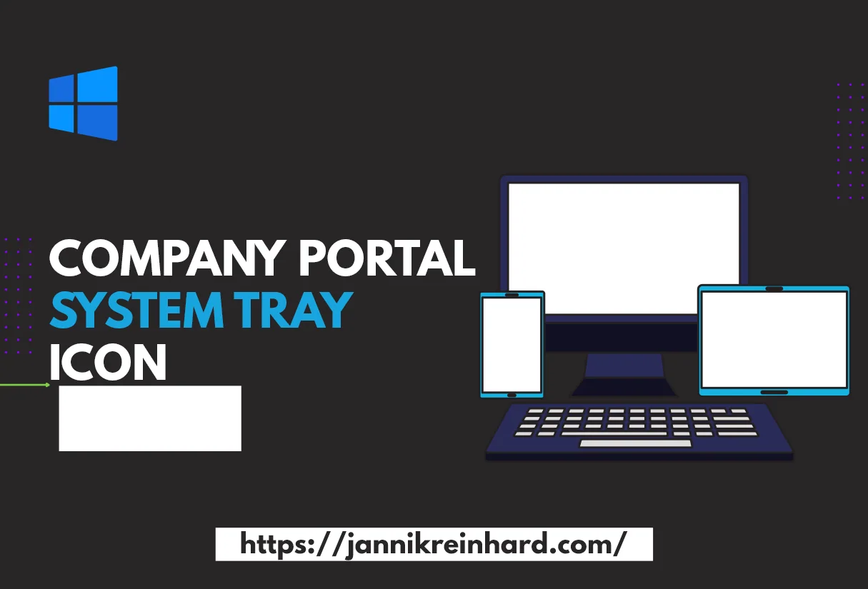 Company Portal über das Windows-Systemtray öffnen