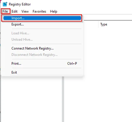 Registry sichern und wiederherstellen