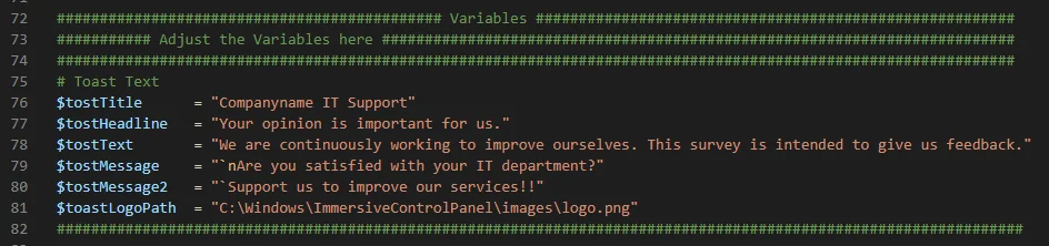 Toast-Benachrichtigungsantworten in Azure Log Analytics protokollieren
