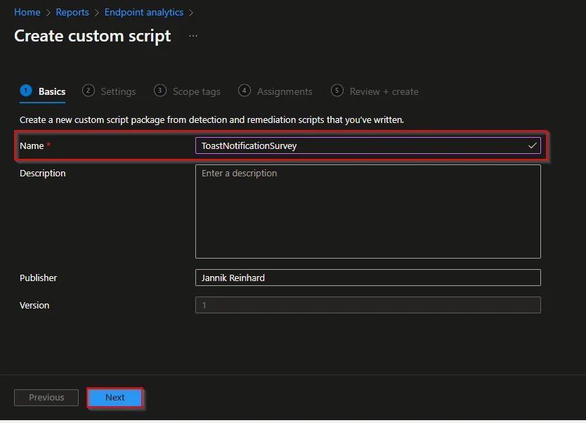Toast-Benachrichtigungsantworten in Azure Log Analytics protokollieren
