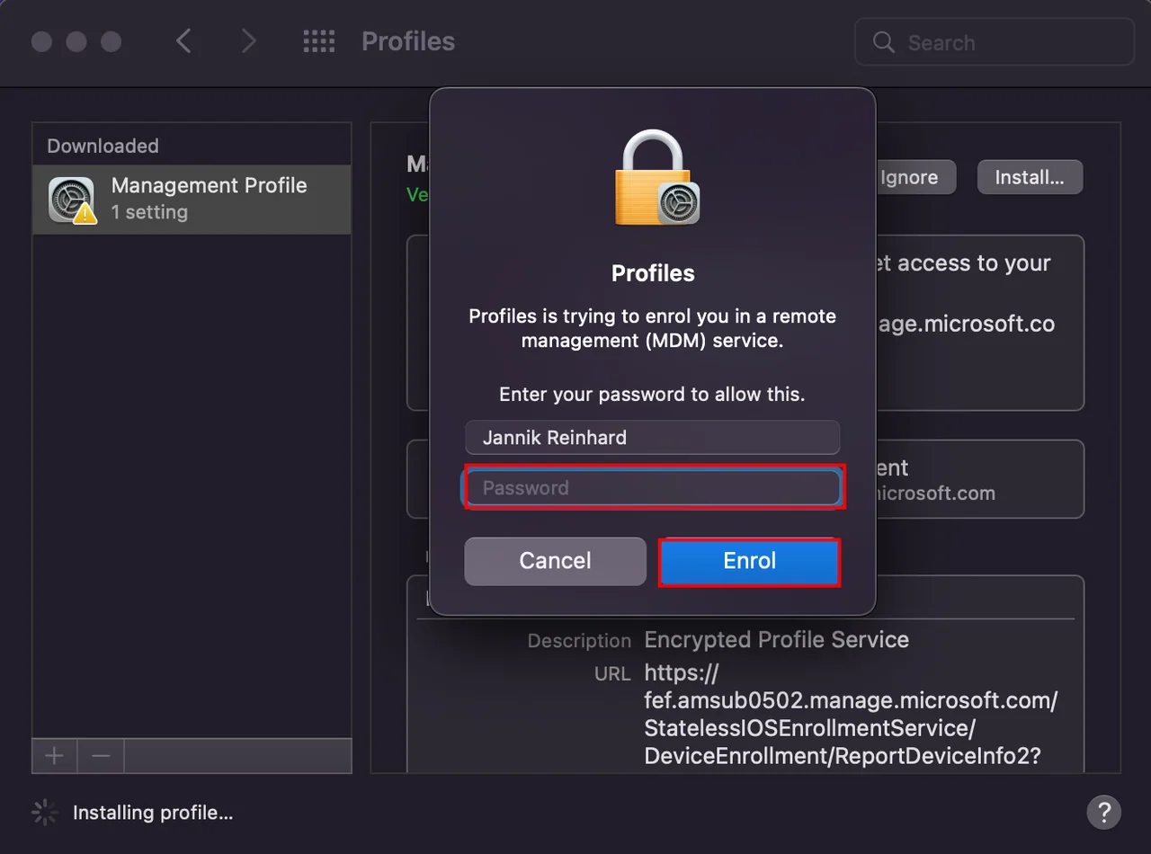 macOS-Geräte mit Microsoft Intune verwalten und registrieren