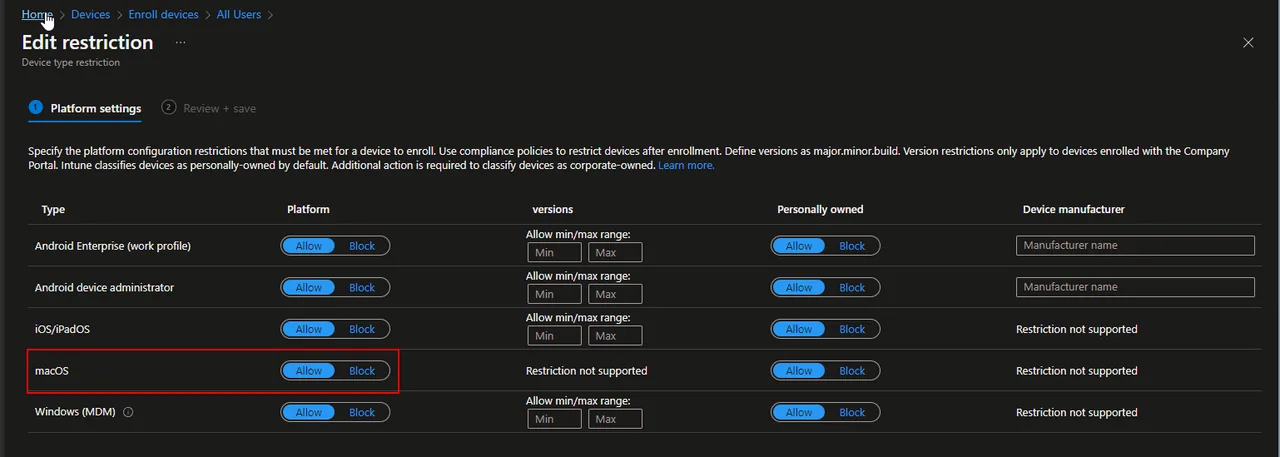 macOS-Geräte mit Microsoft Intune verwalten und registrieren