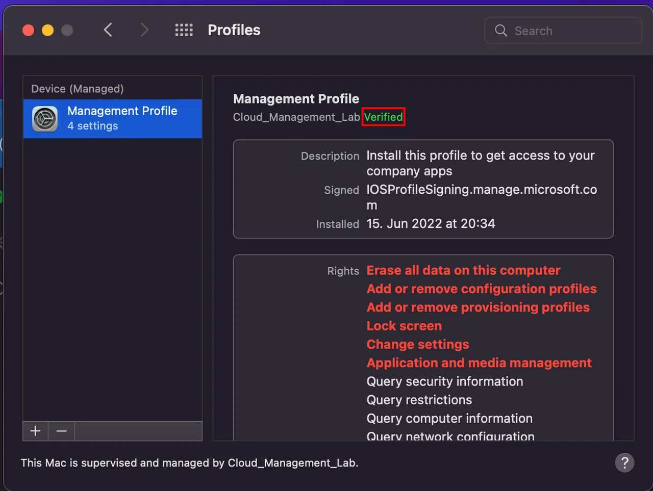 macOS-Geräte mit Microsoft Intune verwalten und registrieren