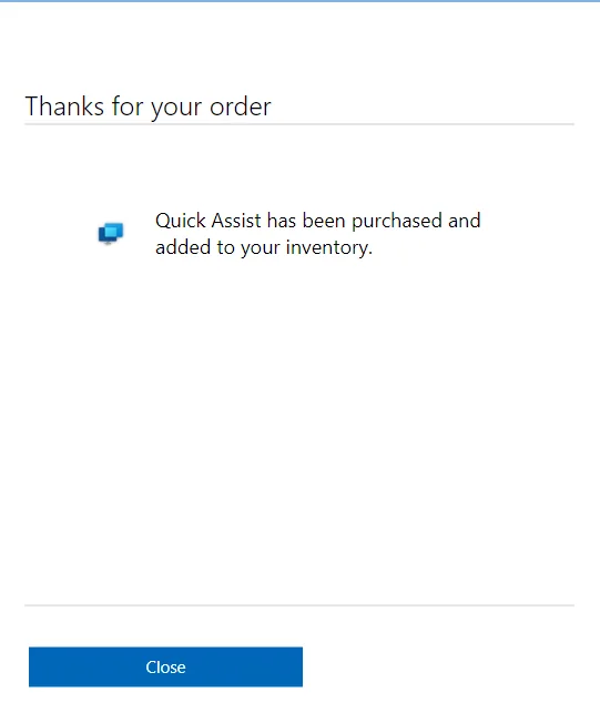 Quick Assist mit Intune aktualisieren