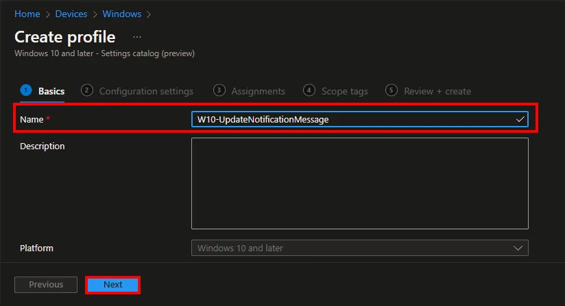 Konfiguration der Neustart-Benachrichtigungen von Windows Update