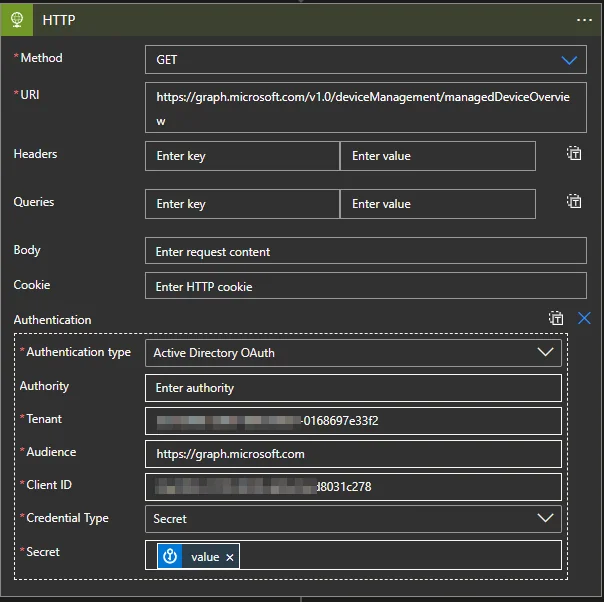 Tägliche Intune-Geräteberichte per Logic Apps, E-Mail & Teams