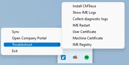 Company Portal System Tray Icon