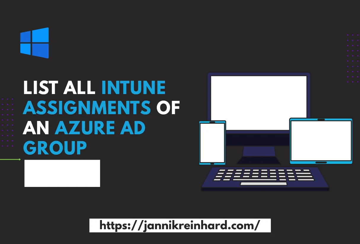 Intune-Zuweisungen einer Entra ID-Gruppe