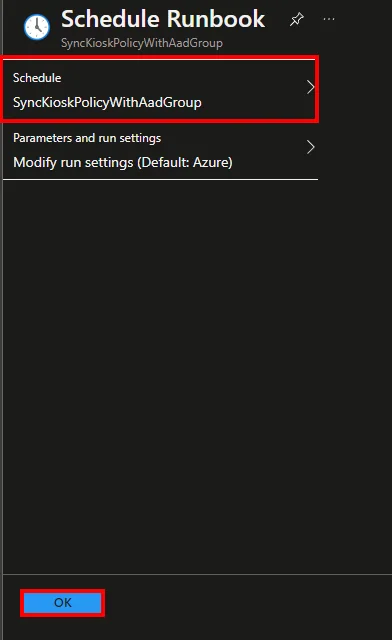 Sync Azure AD Group with Kiosk Config Profile