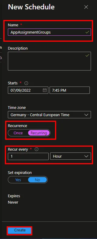 Intune-App-Zuweisungsgruppen mit Azure Runbooks automatisieren