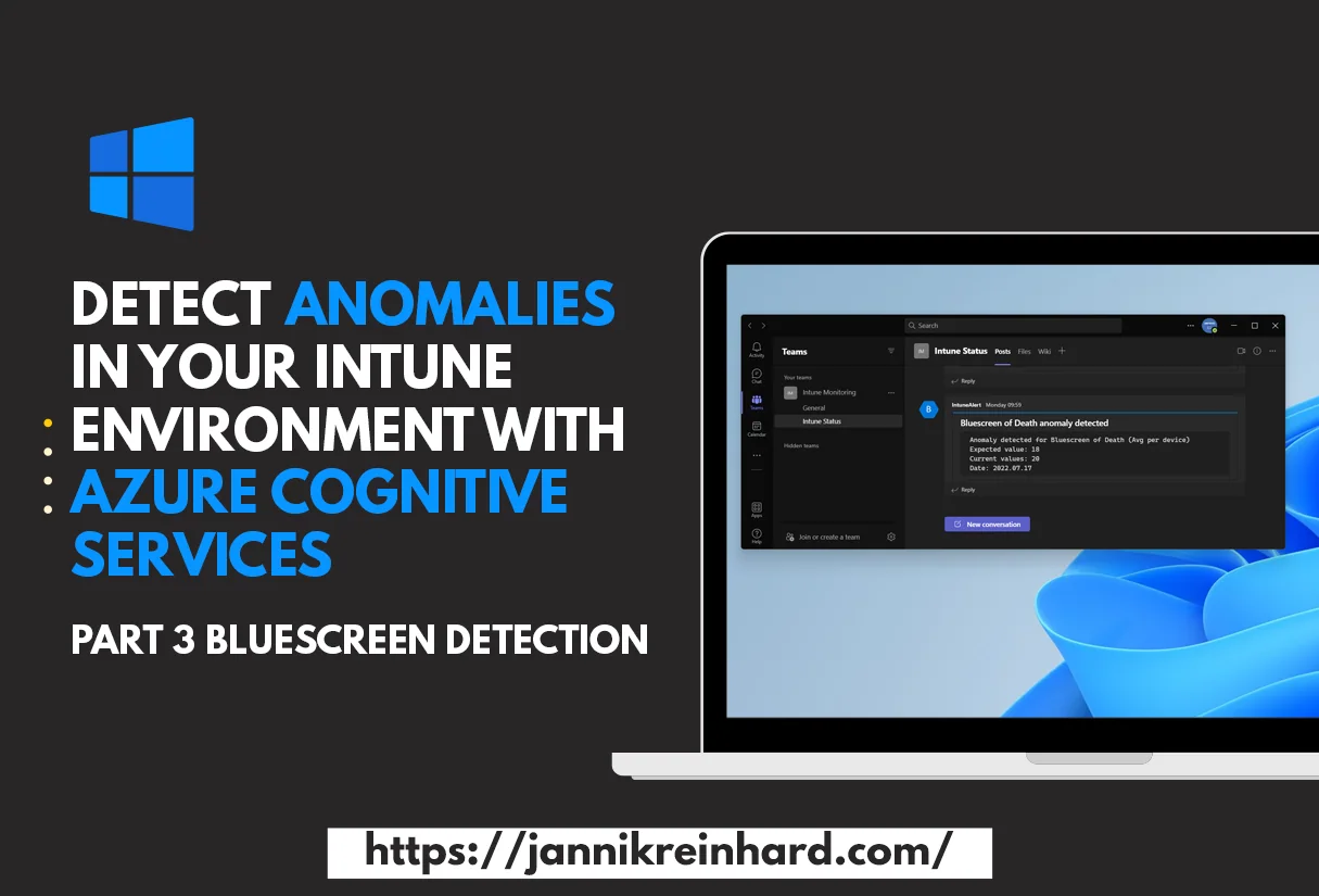 Intune-Anomalien mit Cognitive Services – Teil 3
