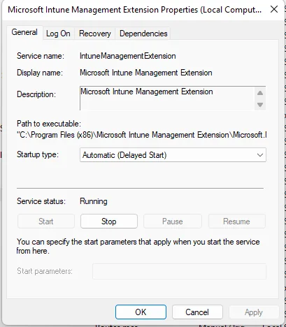Intune Management Extension Übersichtsdiagramm