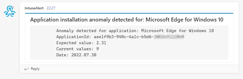 Azure Anomaly Detector überwacht fehlgeschlagene Intune-Anwendungsinstallationen
