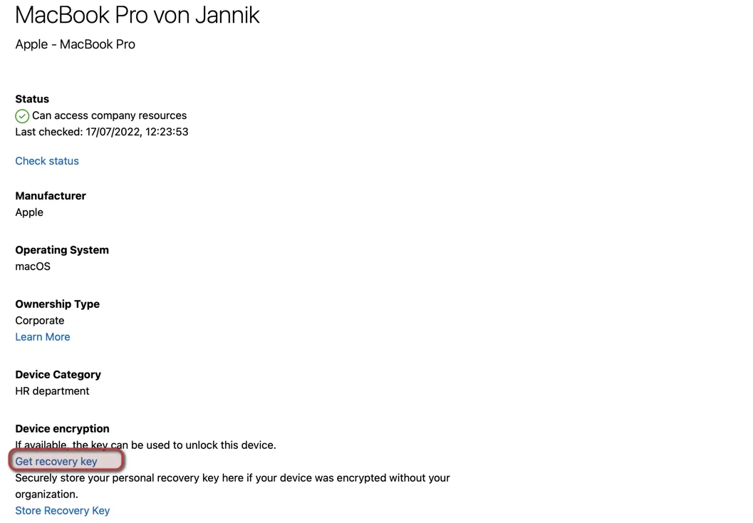 Mac FileVault mit Intune aktivieren