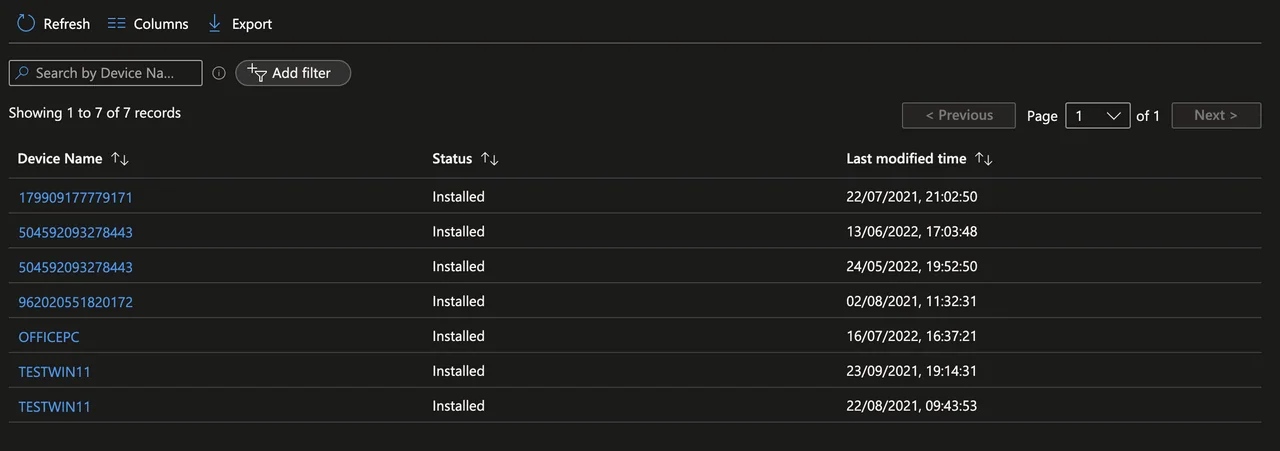 Einrichtungsbildschirm des Azure Anomaly Detector im Azure-Portal