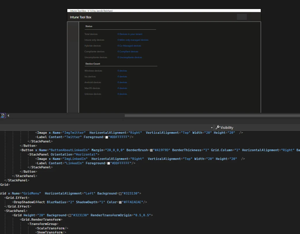 Intune Tool Box – Nachbau von Intune in PowerShell