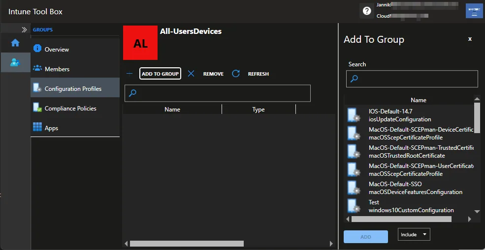 Intune Tool Box – Nachbau von Intune in PowerShell