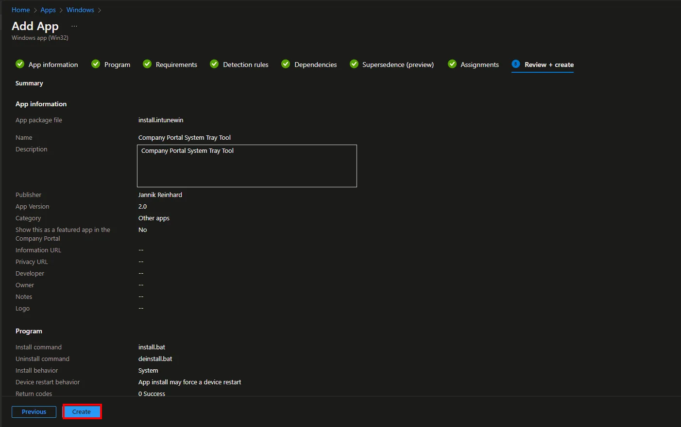 Company Portal System Tray Icon: Neue Intune-Funktionen