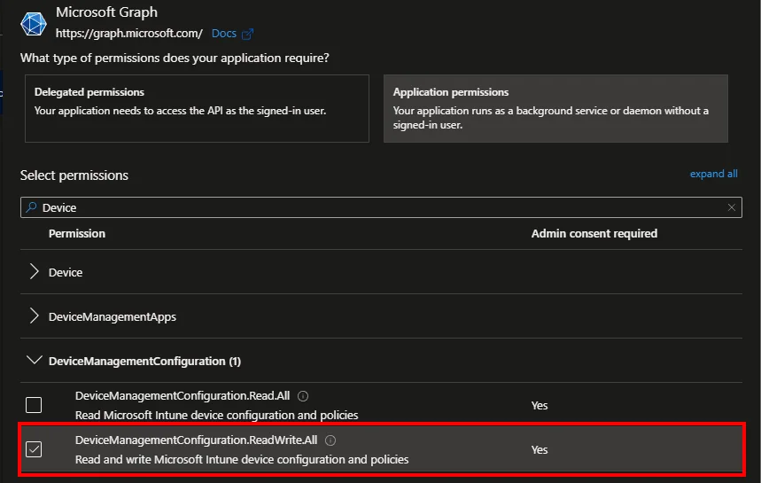 Sync Azure AD Group with Kiosk Config Profile