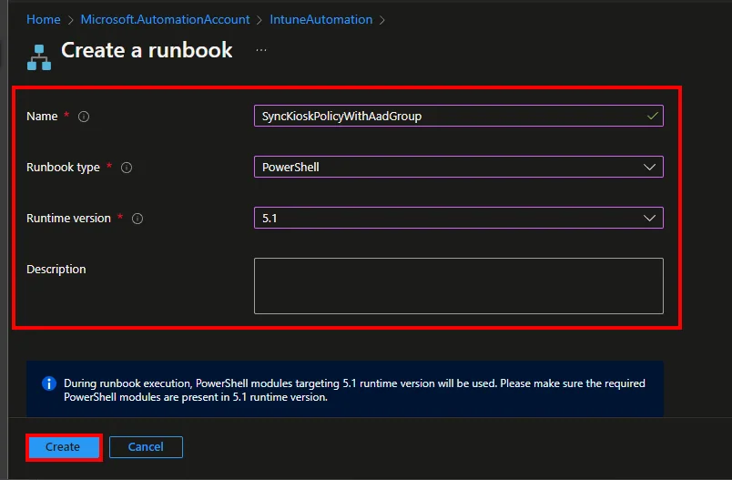 Sync Azure AD Group with Kiosk Config Profile