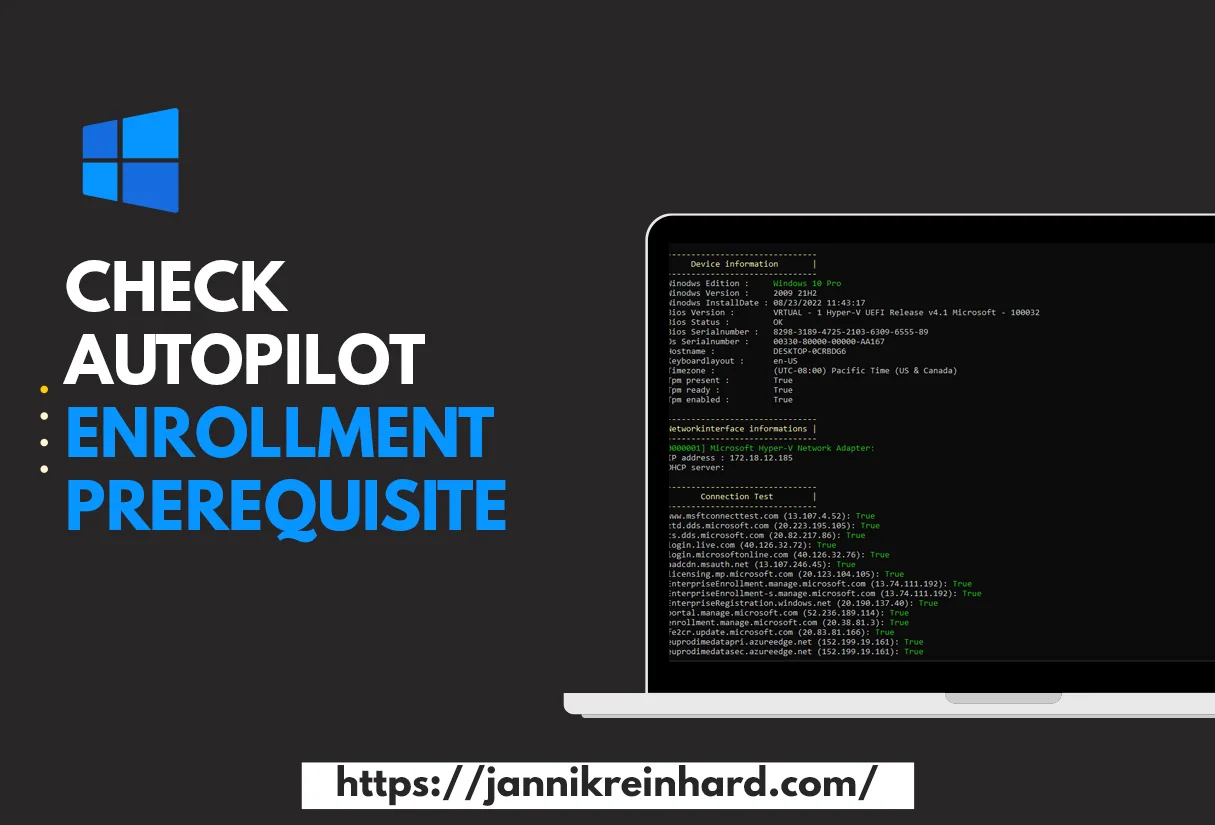Autopilot-Enrollment-Voraussetzungen prüfen