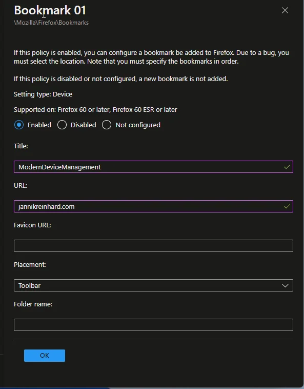 Benutzerdefinierte ADMX/ADML in Intune importieren