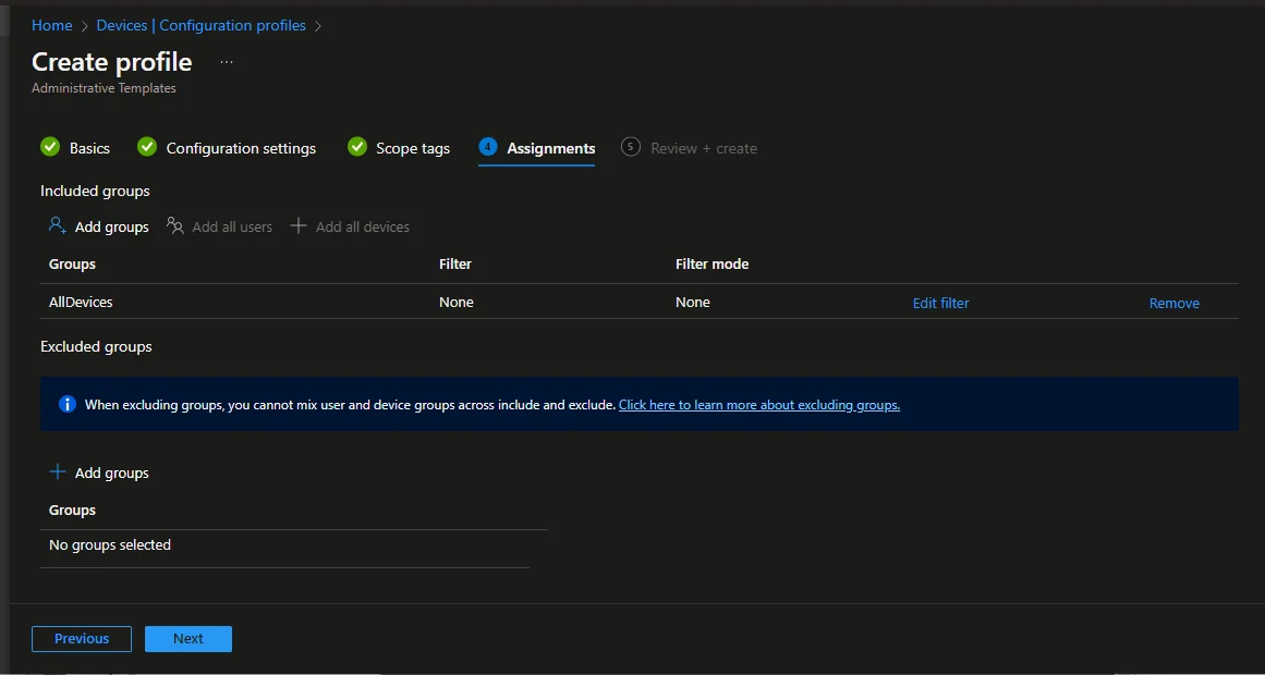 Benutzerdefinierte ADMX/ADML in Intune importieren