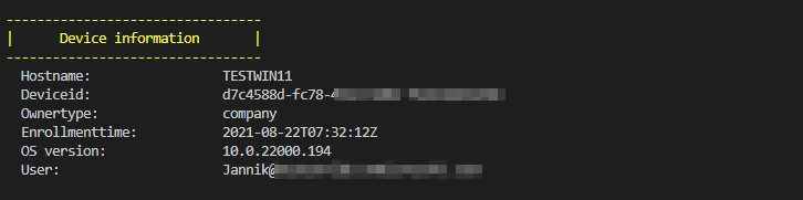 Zuweisungen eines Geräts per PowerShell abrufen