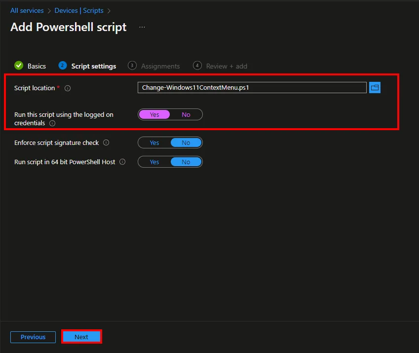 Windows 11 Kontextmenü mit Intune ändern