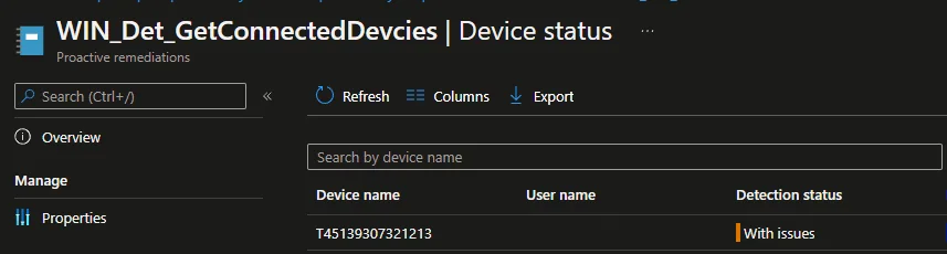 Angeschlossene Hardware mit Intune Endpoint Analytics erkennen