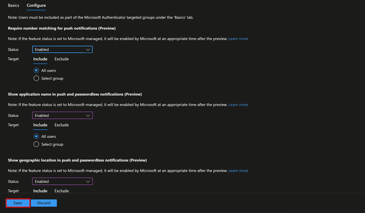 Passwortlose Authentifizierung mit dem Microsoft Authenticator aktivieren