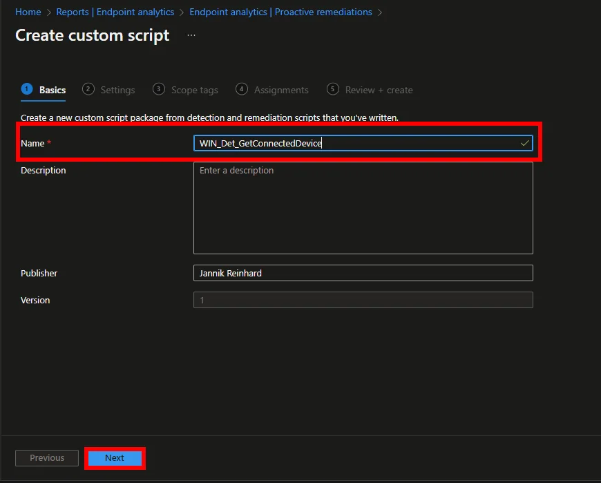 Community-Repository für Endpoint Analytics Remediation-Skripte