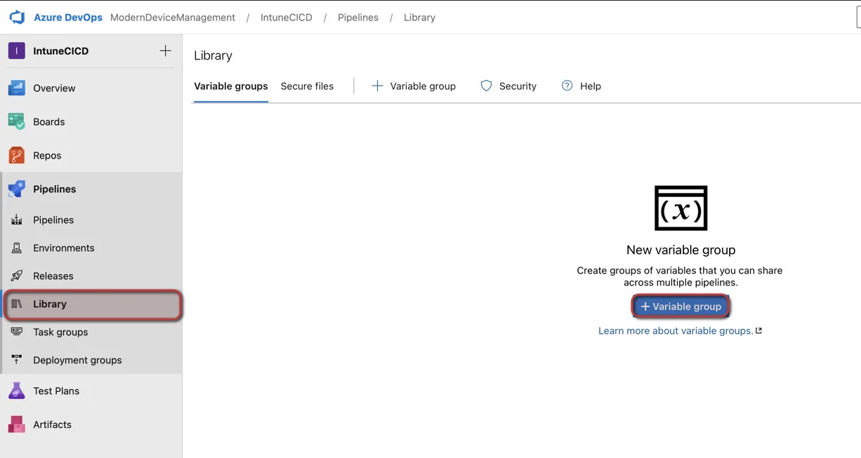 Intune DevOps Pipeline: Objekte vom Dev- in den Prod-Tenant verschieben