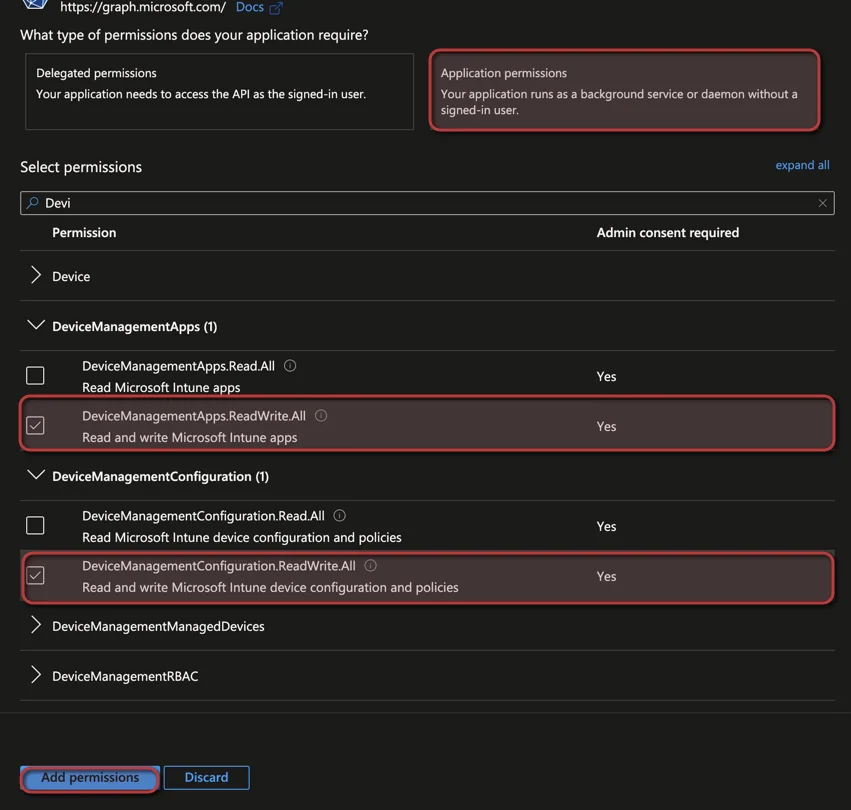 Intune DevOps Pipeline: Objekte vom Dev- in den Prod-Tenant verschieben