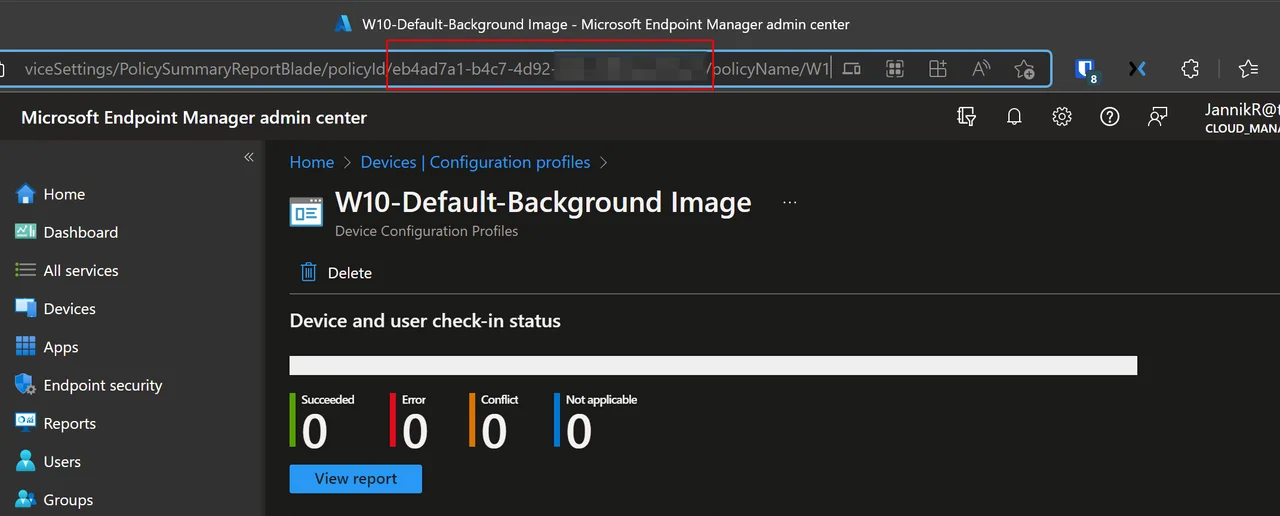 Intune DevOps Pipeline: Objekte vom Dev- in den Prod-Tenant verschieben