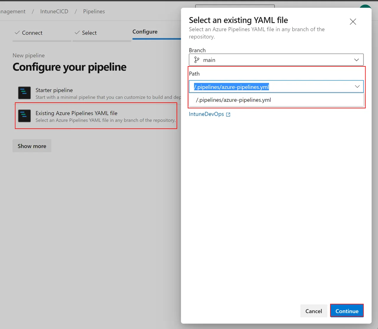 Intune DevOps Pipeline: Objekte vom Dev- in den Prod-Tenant verschieben