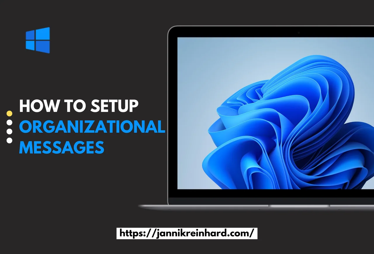 So richtest du Organizational Messages ein