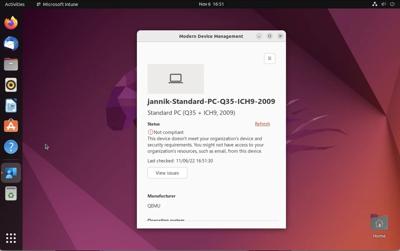 So registrierst du ein Ubuntu-Gerät in Intune