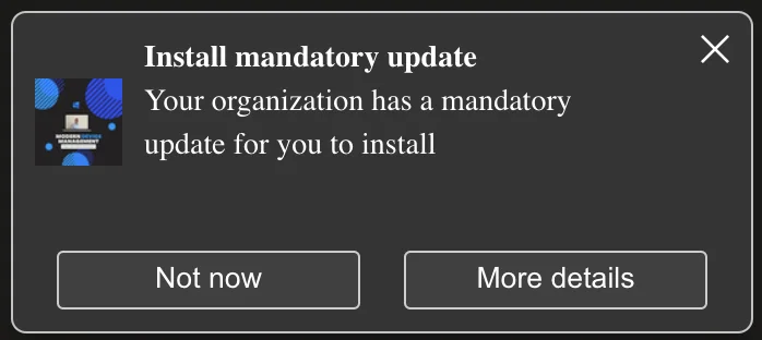 So richtest du Organizational Messages ein
