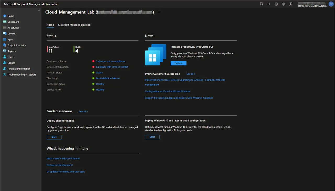 Intune Quick Start Guide