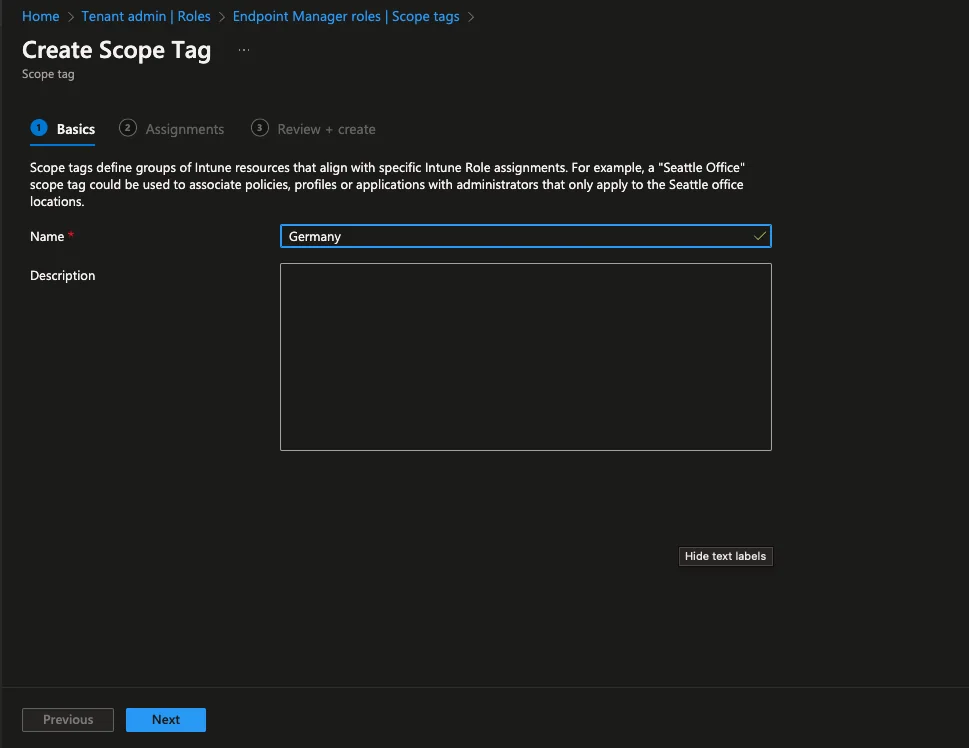 Kennst du bereits Intune Scope Tags?