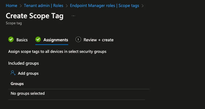 Kennst du bereits Intune Scope Tags?